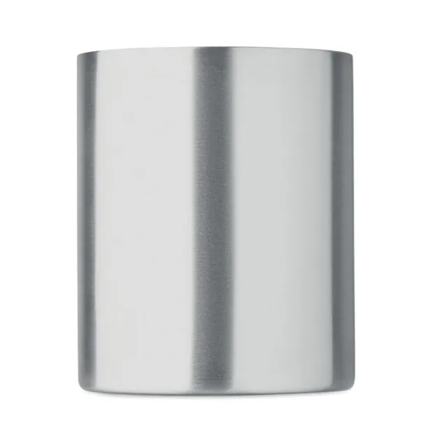 UTIL Recycled stainless steel mug Matt Silver
