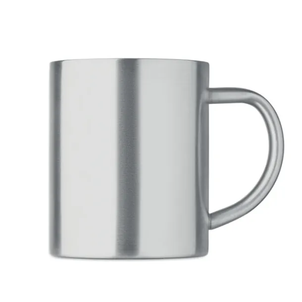 UTIL Recycled stainless steel mug Matt Silver