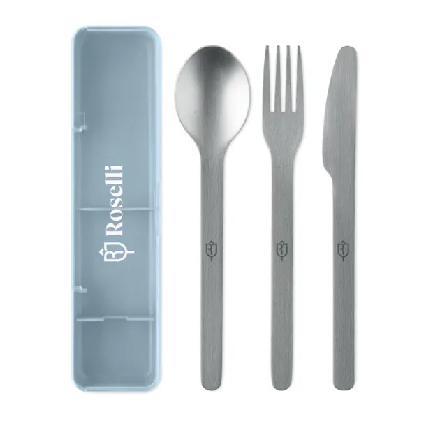 MESTECK Stainless steel cutlery set Baby Blue