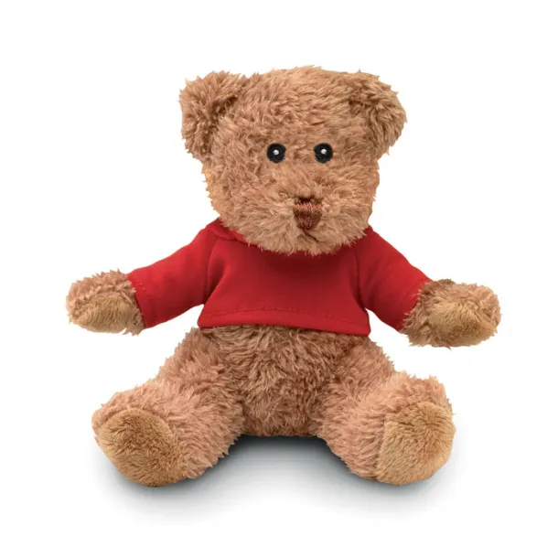 JOHNNY T Teddy bear with t-shirt Red