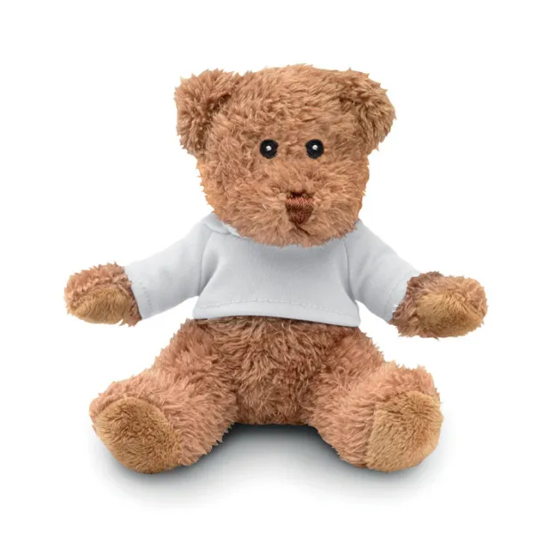JOHNNY T Teddy bear with t-shirt White