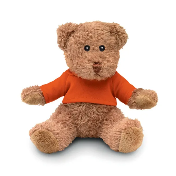 JOHNNY T Teddy bear with t-shirt Orange