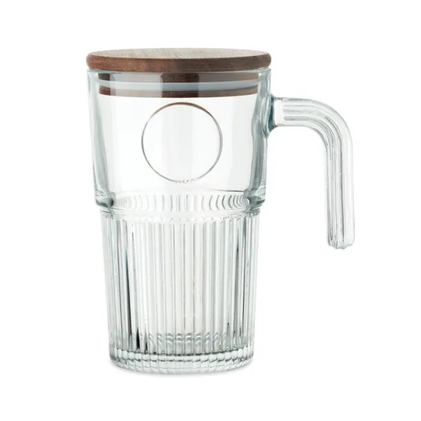 VITRIO JAR Glass mug 450ml Transparent