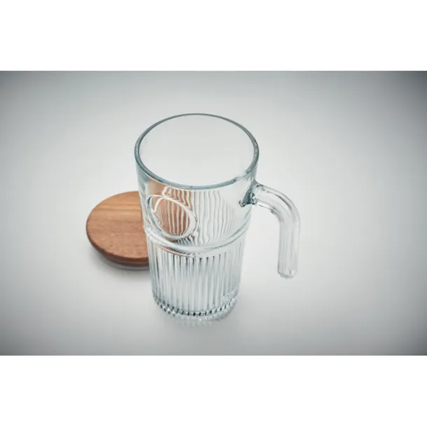 VITRIO JAR Glass mug 450ml Transparent