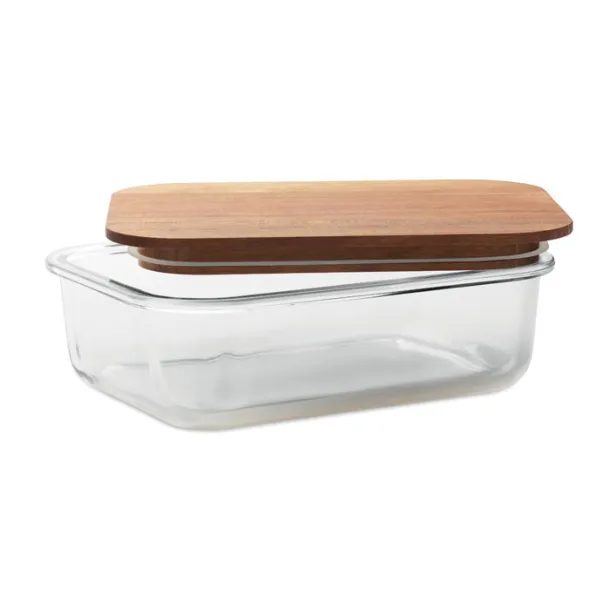VITRIO LUNCH Glass lunch box 800ml Transparent