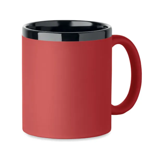 RUBY Ceramic mug for laser 300 ml Red