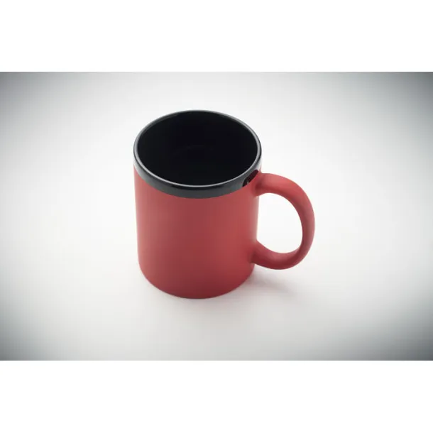 RUBY Ceramic mug for laser 300 ml Red