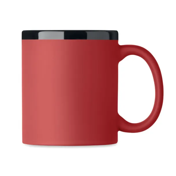 RUBY Ceramic mug for laser 300 ml Red