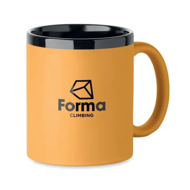 RUBY Ceramic mug for laser 300 ml Yellow