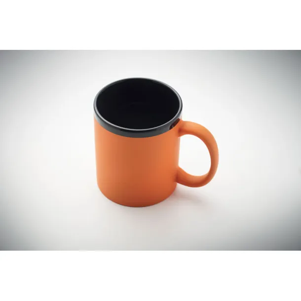 RUBY Ceramic mug for laser 300 ml Orange