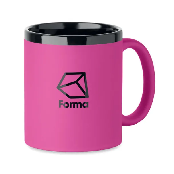 RUBY Ceramic mug for laser 300 ml Fuchsia