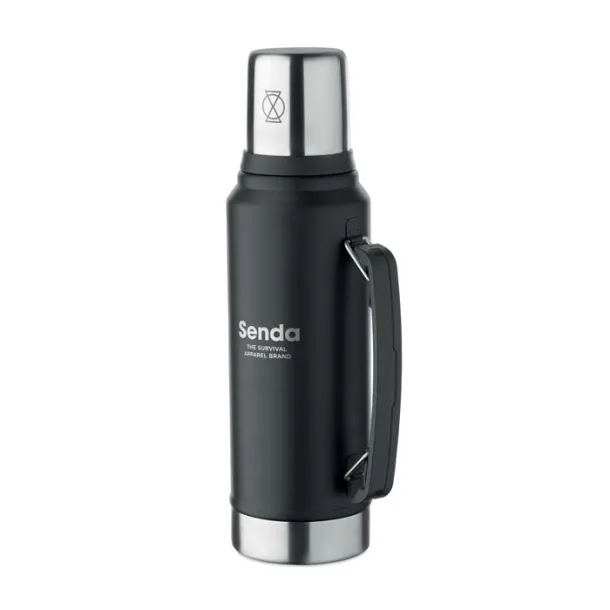 NYIMA Double wall bottle 1L Black