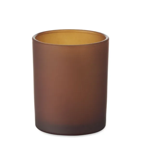 KIVAS WOOD Plant based wax candle 80 gr Brown