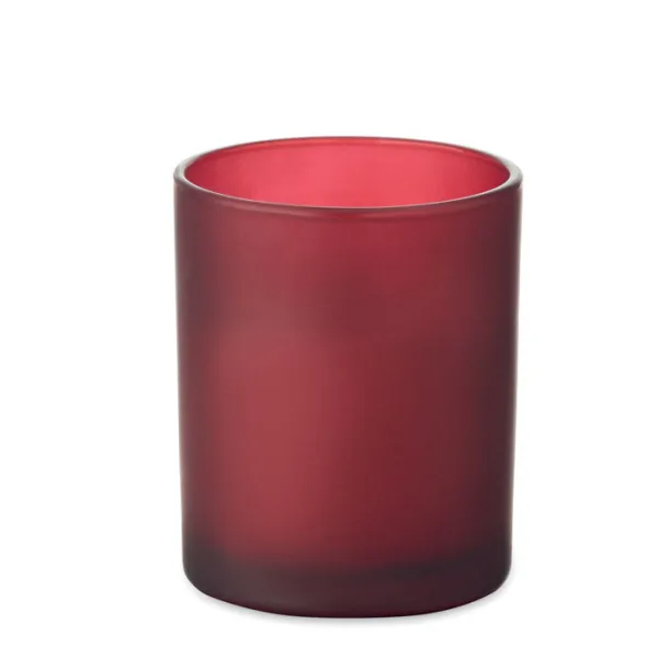 KIVAS WOOD Plant based wax candle 80 gr Burgundy