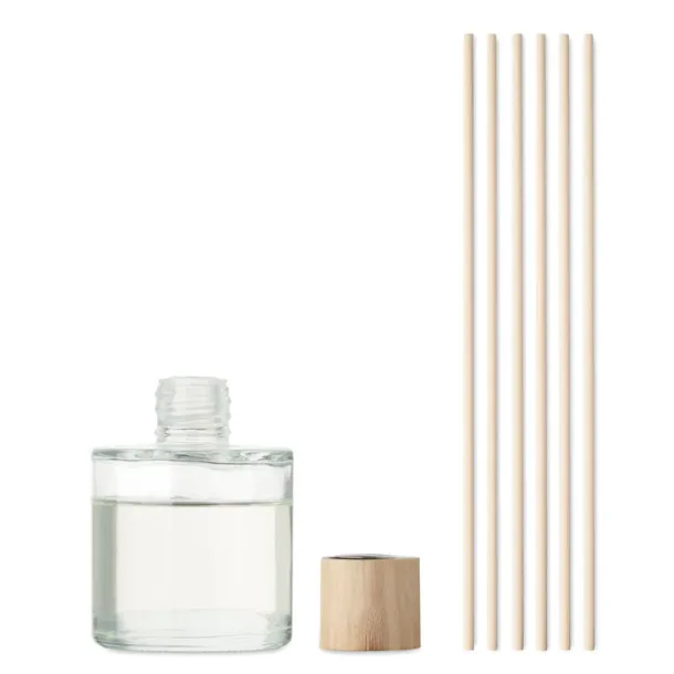 KNOS Vanilla aroma reed diffuser Transparent