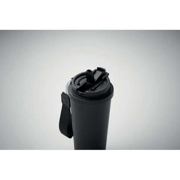 TOPAZ LARGE Double wall tumbler 500ml Black
