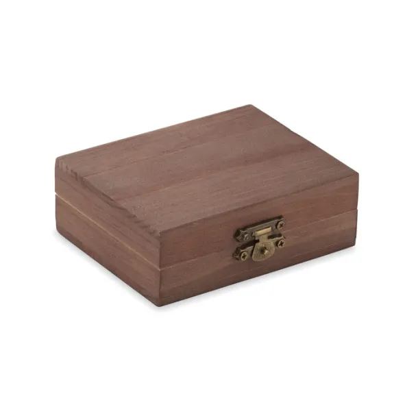 ABERDEEN 9 stone ice cube set in box Wood
