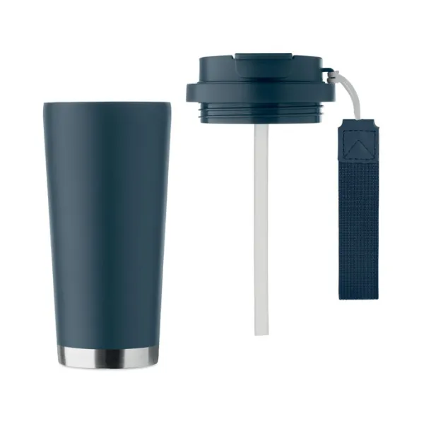 TOPAZ LARGE Double wall tumbler 500ml French navy
