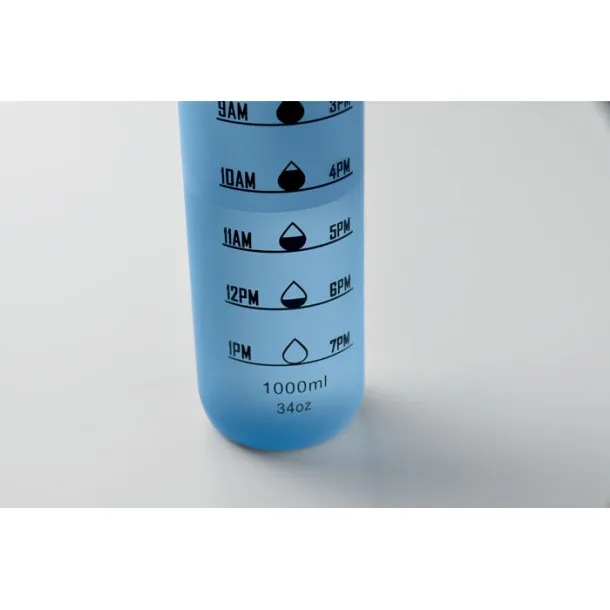 ISFORDEN MARK Sports water bottle RPET 1L Transparent Light Blue