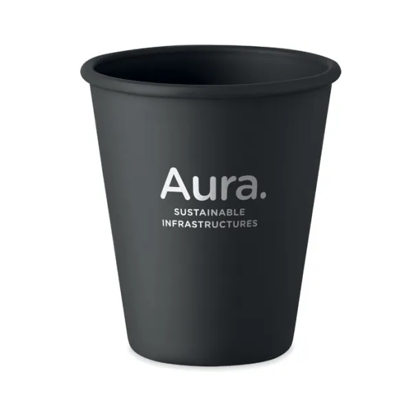 CUPFUL višekratna PLA čaša s jednom stijenkom, 200 ml Crna