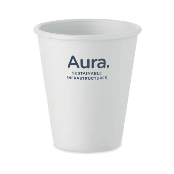 CUPFUL višekratna PLA čaša s jednom stijenkom, 200 ml Bijela