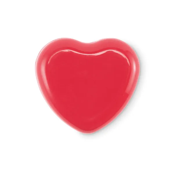 SWEET Heart shape vegan lip balm Red
