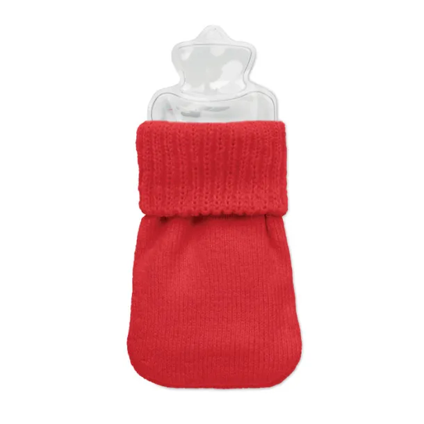 WARMMUFF grijač za ruke od pletenog poliestera Crvena