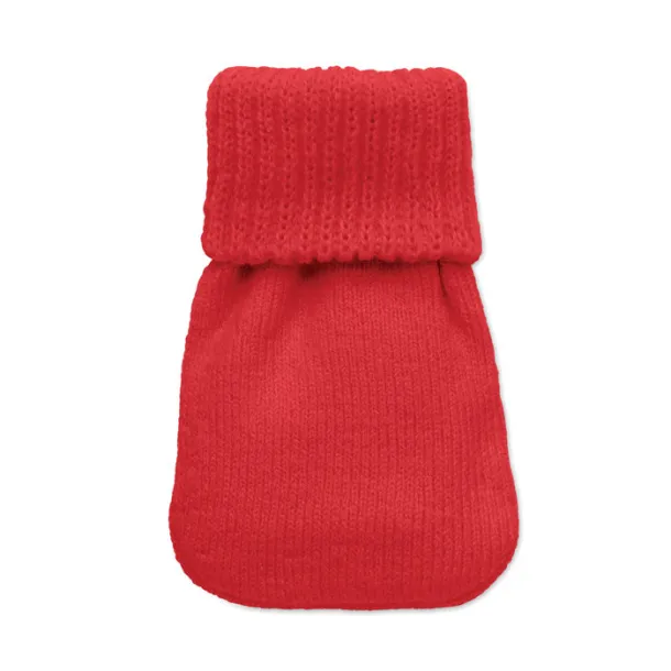 WARMMUFF grijač za ruke od pletenog poliestera Crvena