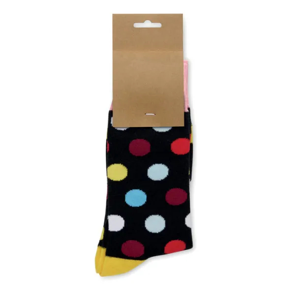 FUNNY L Funny patterned socks Black