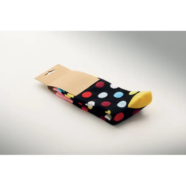 FUNNY M Funny patterned socks Black