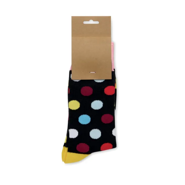FUNNY M Funny patterned socks Black