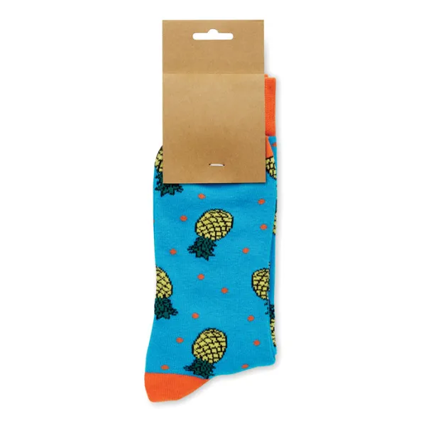 FUNNY L Funny patterned socks Turquoise