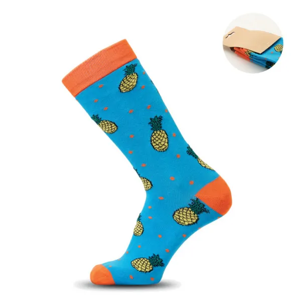 FUNNY M Funny patterned socks Turquoise