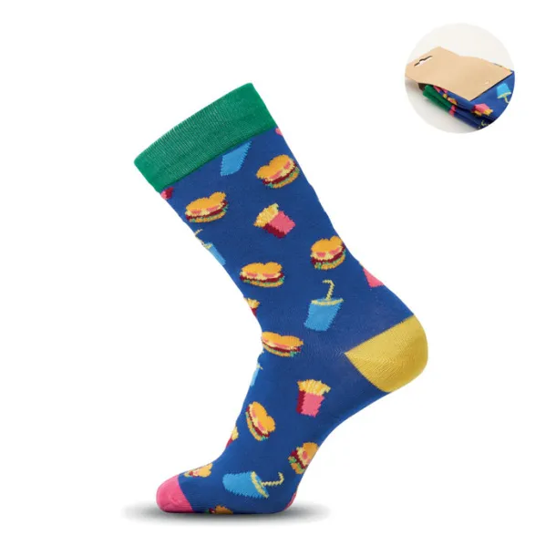FUNNY M Funny patterned socks Royal blue