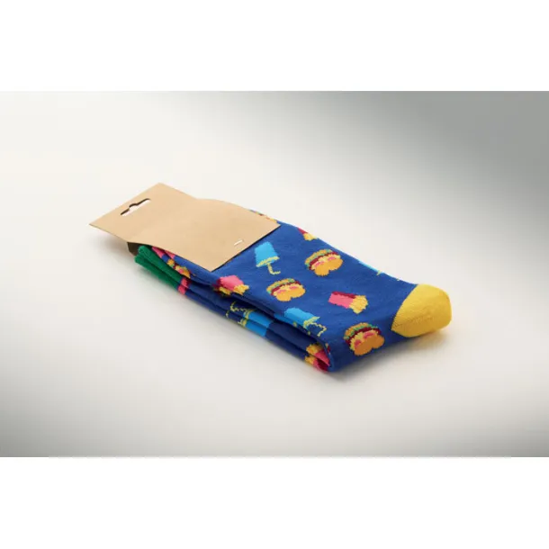 FUNNY M Funny patterned socks Royal blue