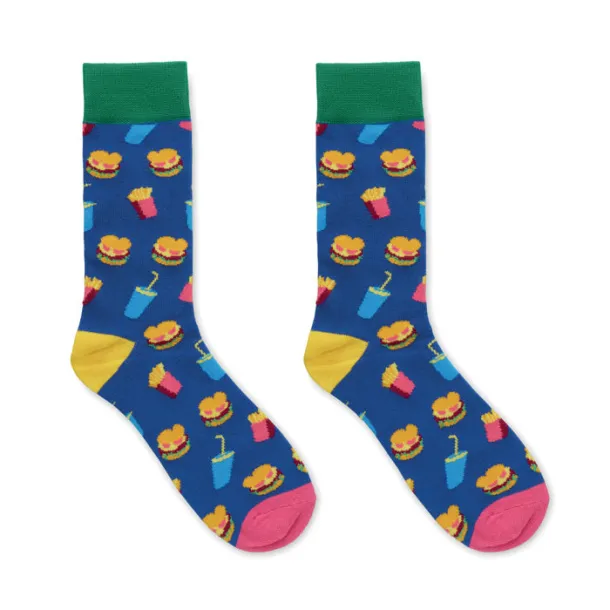 FUNNY M Funny patterned socks Royal blue