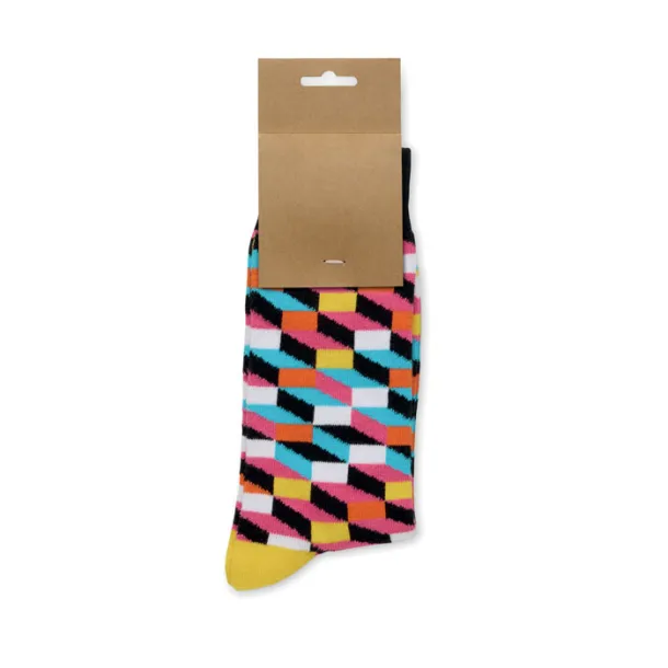FUNNY M Funny patterned socks Fuchsia
