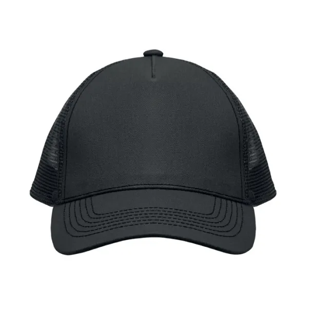 BLIST 5 panel trucker cap Black