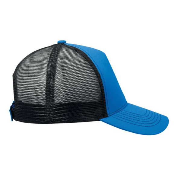 BLIST 5 panel trucker cap Royal blue