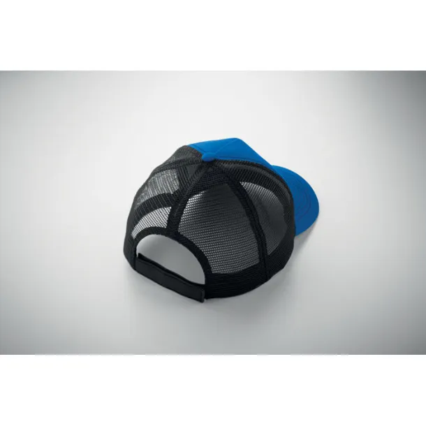 BLIST 5 panel trucker cap Royal blue