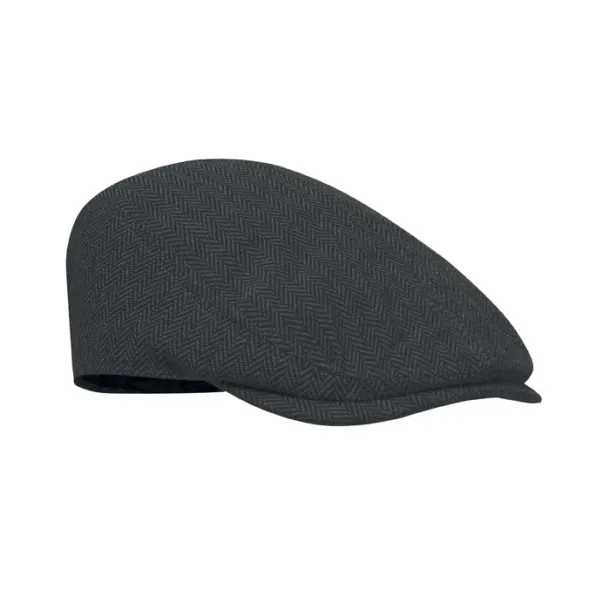 BLIND PEAK Newsboy flat cap 335 gr/m² Black