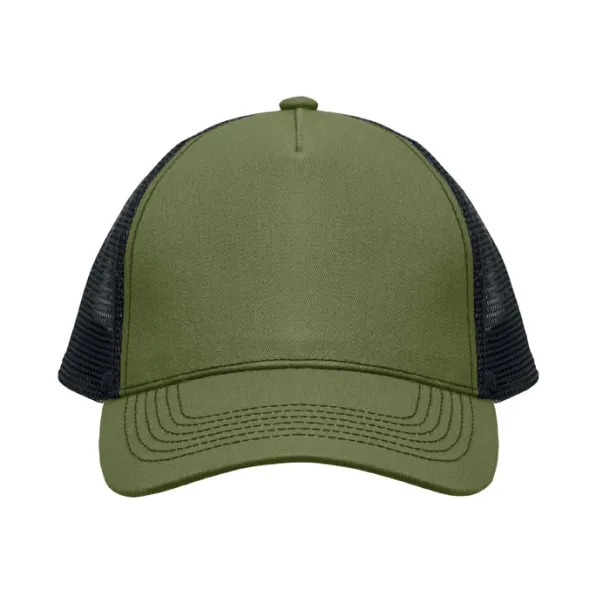 BLIST 5 panel trucker cap Army Green