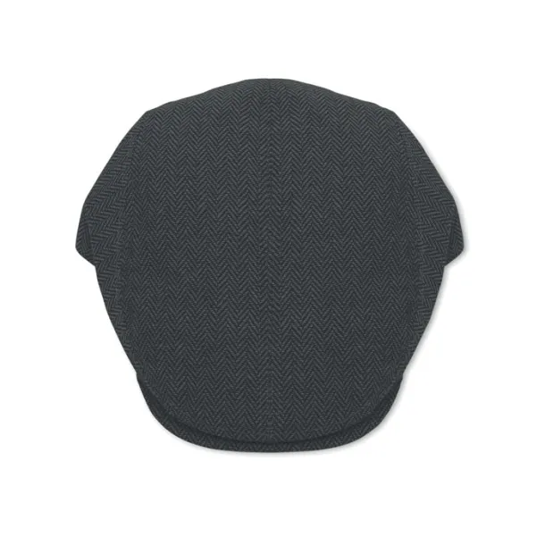 BLIND PEAK Newsboy flat cap 335 gr/m² Black
