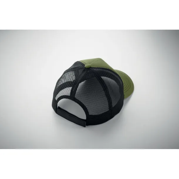 BLIST 5 panel trucker cap Army Green