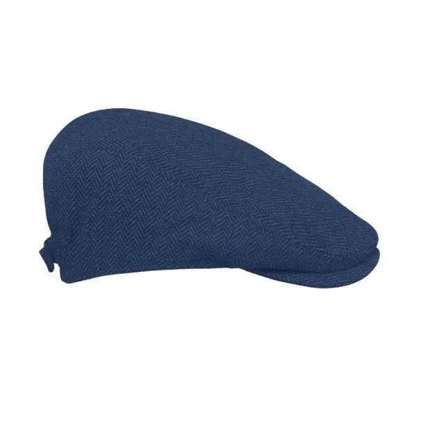 BLIND PEAK Ravna kapa u newsboy stilu, 335 g/m² Plava