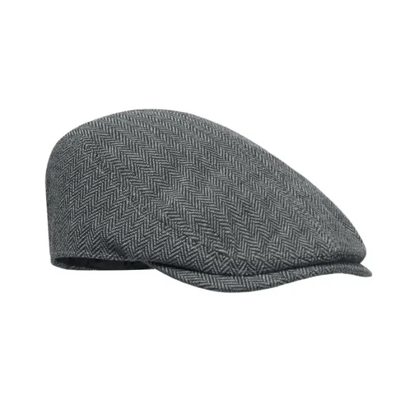 BLIND PEAK Ravna kapa u newsboy stilu, 335 g/m² Siva