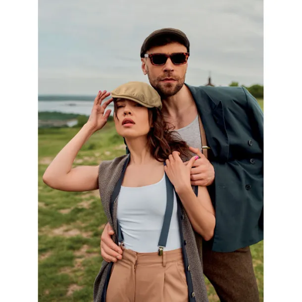 BLIND PEAK Newsboy flat cap 335 gr/m² khaki
