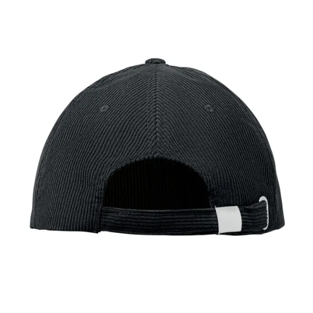 WALE corduroy bejzbol šilterica - 5 panela Crna