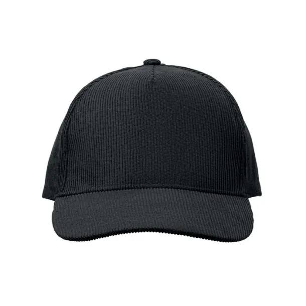 WALE corduroy bejzbol šilterica - 5 panela Crna