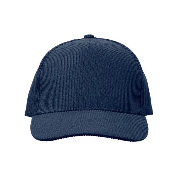 WALE Corduroy 5 panel baseball cap Blue